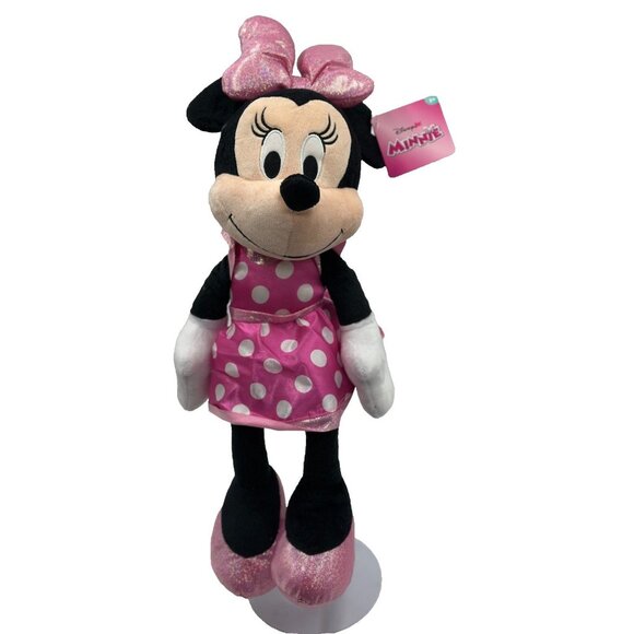 Officially Licensed Disney Large Plush Minnie Mouse 23 inch Stuffed Animal - Picture 3 of 10